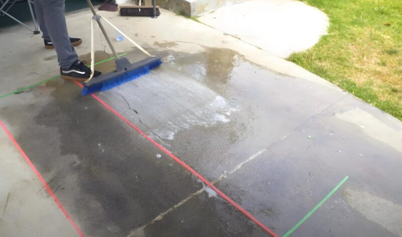 Oil stain removal methods